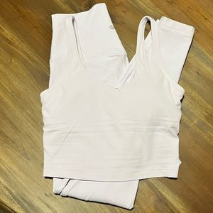 Lululemon Align Leggings & Tank Matching Set Lavender Dew